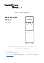 Предварительный просмотр 1 страницы Hamilton Beach HBWC112-SSBL Instruction Manual