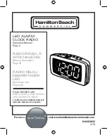 Hamilton Beach HCR330 Operation Manual preview