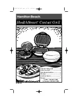 Предварительный просмотр 1 страницы Hamilton Beach HealthSmart 25210 Operating Instructions Manual