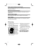 Preview for 6 page of Hamilton Beach HealthSmart 840092400 Operating Instructions Manual