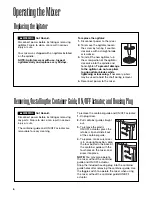 Preview for 6 page of Hamilton Beach HMD300 Operation Manual