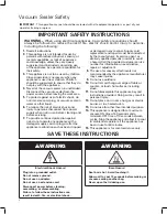 Preview for 2 page of Hamilton Beach HVC254 Operation Manual