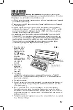 Предварительный просмотр 17 страницы Hamilton Beach HVS400 Operation Manual