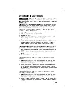 Preview for 29 page of Hamilton Beach HVS400 Operation Manual