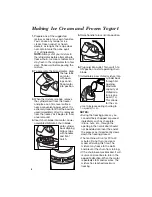 Предварительный просмотр 4 страницы Hamilton Beach Ice Cream and Frozen Yogurt Maker Instructions Manual