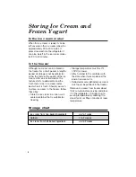 Предварительный просмотр 6 страницы Hamilton Beach Ice Cream and Frozen Yogurt Maker Instructions Manual