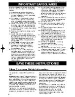 Предварительный просмотр 2 страницы Hamilton Beach Juice Extractor Instructions Manual