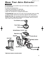 Предварительный просмотр 3 страницы Hamilton Beach Juice Extractor Instructions Manual
