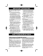 Preview for 2 page of Hamilton Beach Know Your Instructions Manual