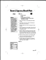 Preview for 47 page of Hamilton Beach MealMaker Express 80200 Use & Care Manual