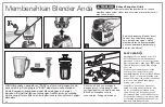 Предварительный просмотр 86 страницы Hamilton Beach MultiBlend 58151-ID Operation Manual - Original Instructions