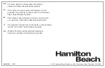 Предварительный просмотр 90 страницы Hamilton Beach MultiBlend 58151-ID Operation Manual - Original Instructions