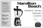 Предварительный просмотр 1 страницы Hamilton Beach MultiBlend 58159 Manual