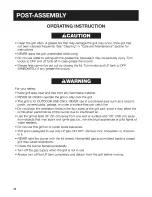 Preview for 26 page of Hamilton Beach OG01 Assembly & Operation Manual