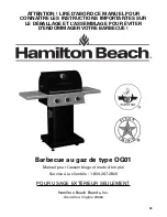 Предварительный просмотр 33 страницы Hamilton Beach OG01 Assembly Instructions Manual