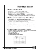 Preview for 27 page of Hamilton Beach P100N30AP-F4RC Owner'S Manual