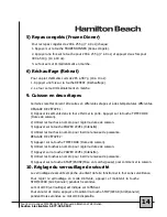 Preview for 31 page of Hamilton Beach P100N30AP-F4RC Owner'S Manual