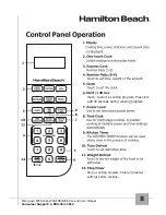 Preview for 9 page of Hamilton Beach P90D23AL-WR Owner'S Manual