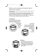 Preview for 3 page of Hamilton Beach Party Crock 840149601 Use & Care Manual