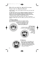 Предварительный просмотр 14 страницы Hamilton Beach Party Crock 840152602 Use & Care Manual