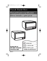 Hamilton Beach pizza and toaster oven User Manual preview