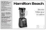 Предварительный просмотр 1 страницы Hamilton Beach PowerMax Professional-Performance Manual