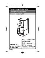 Hamilton Beach Programmable Coffeemaker Instructions Manual preview