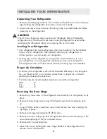 Preview for 6 page of Hamilton Beach REFHB270BE User Manual