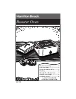 Hamilton Beach Roaster Oven User Manual предпросмотр