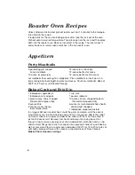 Предварительный просмотр 8 страницы Hamilton Beach Roaster Oven User Manual