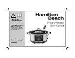 Hamilton Beach Set 'n Forget Operator'S Manual preview