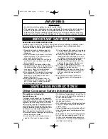 Preview for 2 page of Hamilton Beach TrueAir 04481 Use & Care Manual