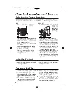 Preview for 4 page of Hamilton Beach TrueAir 04481 Use & Care Manual