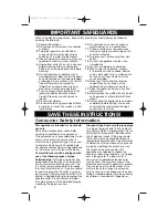 Preview for 2 page of Hamilton Beach Waffle Stix Manual