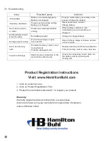 Preview for 20 page of Hamilton/Buhl ActionPro HDV17BK Instruction Manual