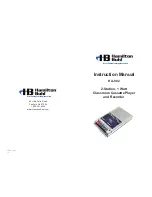 Hamilton/Buhl HA-802 Instruction Manual предпросмотр