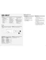 Предварительный просмотр 4 страницы Hamilton/Buhl ISD-SB37 User Manual