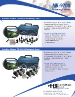 Preview for 2 page of Hamilton/Buhl MV-9700 Quick Manual