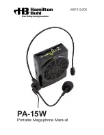 Hamilton/Buhl PA-15W User Manual предпросмотр