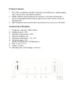 Предварительный просмотр 2 страницы Hamilton/Buhl PA-15W User Manual