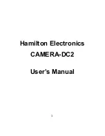 Preview for 1 page of Hamilton Electronics DC2 User Manual