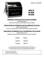 Hamilton Home Products 200 D Installation Instructions Manual preview