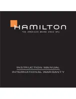 Hamilton International 630327 Instruction Manual preview
