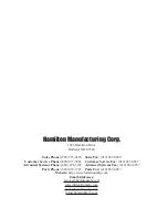 Preview for 80 page of Hamilton Manufacturing Corporation HCS II Programming Manual