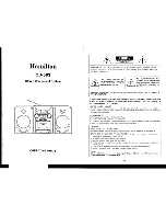 Hamilton CD-563 Operating Manual preview