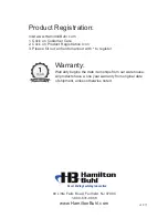 Preview for 20 page of HamiltonBuhl VENU100A Instruction Manual