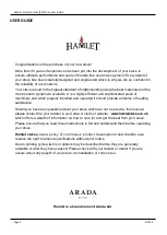 Предварительный просмотр 2 страницы Hamlet Hamlet Solution S4 User Manual