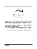 Preview for 33 page of Hamlet Hardy 4 Operating & Installation Manual