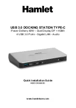 Hamlet HDOCKS500C Quick Installation Manual предпросмотр