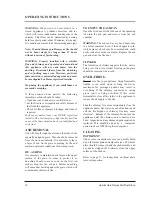 Preview for 12 page of Hamlet Hero Deluxe Operating & Installation Manual